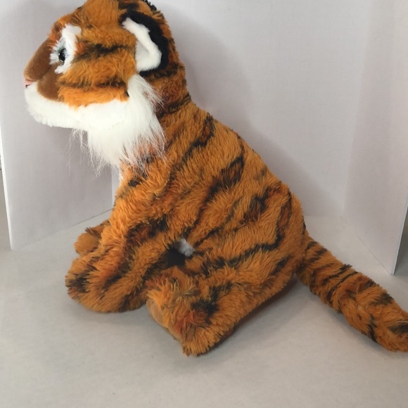 Wild Republic Sitting Tiger Stuffed Animal 2017 Plush - Picture 2 of 7